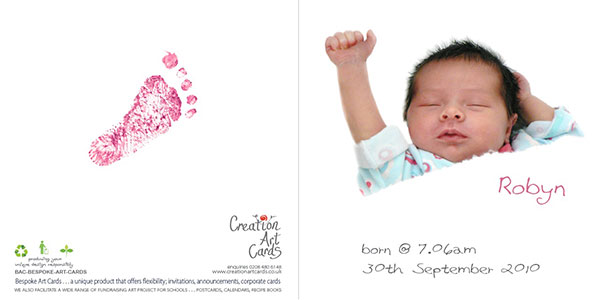 Personalised Art Cards for Corporate, Business, Invitations, Announcements, Exhibitions, Christmas - Creation Art Cards