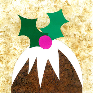Christmas Pudding - School Christmas Card Project 