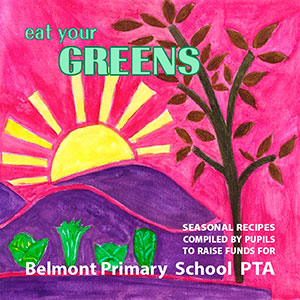 School Fundraising Recipe Book Cover - Eat your Greens